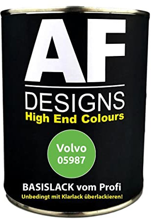 Vernice base per Volvo 05987, 250 ml, colore giallo verde