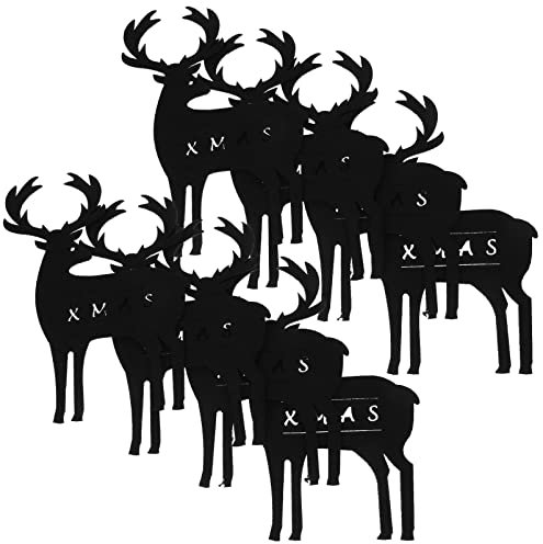 GALPADA 8stücke Bestecktaschen für Weihnachten Elch-motiv Weihnachtstischdekoration Besteckhalter aus Filz Weihnachtsdeko Besteck Weihnachtliche Muster Festliche Atmosphäre Deko-werkzeug
