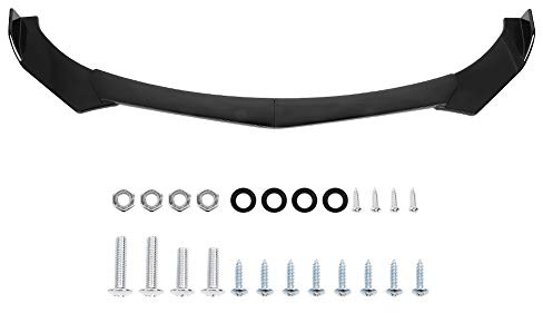 016 Auto Carbon W209 E350 2013 Frontschürze Lippe Splitte Body Kit Spoiler Glänzend Schwarz Universal Passend für Benz///