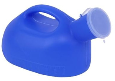 BAMFY Urinoir Homme avec Preuve De Déversement, Portable Pistolet Urinoir for Homme La Nuit Urinal Homme, Réutilisable Conteneur De Pipi for Camping, Extérieur (Color : Bleu, Size : 2000ml)