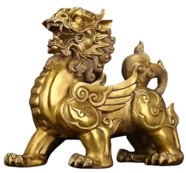 Estatua de Feng Shui Pixiu de escritorio chino, adorno de riqueza, enfriador de vino de lujo for sala de estar, decoraciones for el hogar, oficina, regalos de negocios de inauguración de la casa Estat