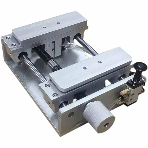 LeTkingok Banco da Lavoro con Pinza Pneumatica, Macchina per Taglio e Marcatura con Saldatura Laser Strumento di Serraggio Bidirezionale