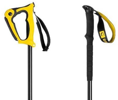 Grivel EVO Pack (1 Condor + 1 Ski Tour Vario) Faltbare Stöcke mit Stahlklinge, Uni, Erwachsene, Clear, 110