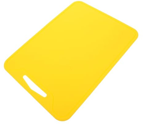 Alipis Silicone Cutting Board Chopping Board Portable Folding Outdoor Camping Use Fruit Vegetable Kitchen Cutting Mat Yellow