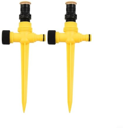 woudule 360° Rotation Auto Irrigation System Garden irrigation sprinkler for Garden Lawn Patio Irrigation Roof cooling Save Water, Scatter + Fog(1pc) show 2pcs