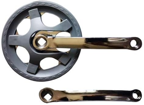 JISADER Fahrrad-Kurbelgarnitur Fahrrad-Kurbelarm-Set City-Klapprad-Kurbelgarnitur Fahrrad-Kurbelgarnitur
