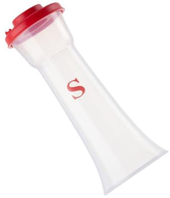 Pratico saliera e pepe in plastica con clessidra resistente all'umidità e facile da usare per scopi di cottura