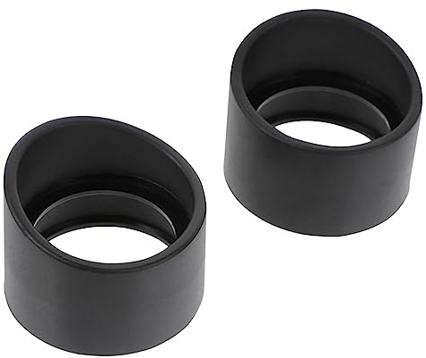 Garneck Lot de 2 œilletons pour microscope - 33 mm - Protection oculaire pour jumelles et microscopes - Œilleton en caoutchouc souple pour une protection optimale des yeux et un confort optimaux
