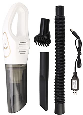 Mavaol Aspirapolvere portatile senza fili, aspirazione da 120 W, USB affidabile, utilizzo silenzioso, di animali domestici, auto, casa, ufficio, tappezzeria, design compatto