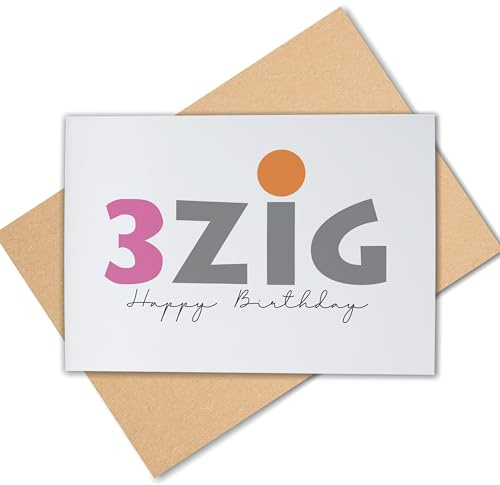 Lovely Cards - 3ZIG- Geburtstag Karte Mann Frau 30 Jahre - schöne Karte zum Geburtstag Freundin - 30er geburtstag frau - A6 (30 Jahre) - - Geschenkidee 30er