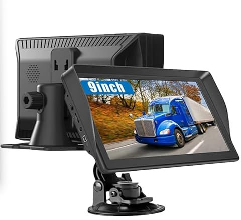 Car Sat Nav, 7Inch GPS Navigator Touchscreen, Car GPS Navigation with Voice Guidance, Latest UK Maps Update for High-Performance Sat Nav for Cars and Trucks, Hands-free Calling (9 Inch)