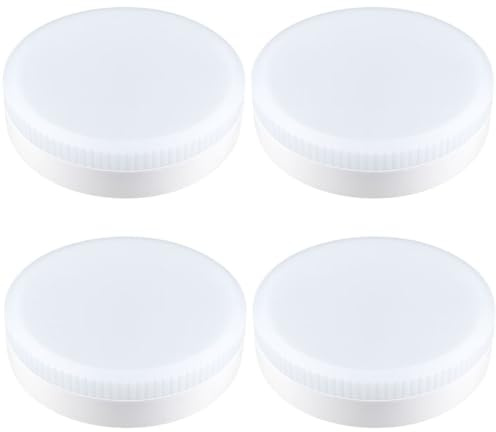 yayutelight GX53 LED Bulbs 7W, CRI85 50W Equivalent GX53 Halogen Bulbs,600 Lumens, Under Cabinet Kitchen Lighting NOT Dimmable 4 Pack (Neutral White 4000K)