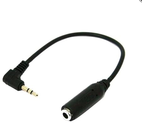 System-S Câble audio de 2,5 vers 3,5 Jack