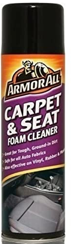 Armor All, Carpet & Seat Foam Cleaner, Cleans and Removes Tough Dirt, Suitable for All Auto Fabrics, Vinyl, Rubber and Plastic, Not Suitable for Leather, Ideal for Car Detailing, Made in the UK