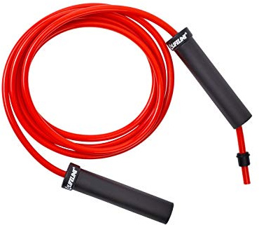 Lifeline Fitness Weighted Speed Rope - Jump Rope for Home Gym - Tone Muscles and Burn Fat with Adjustable Lengths - Two Weight Levels Available