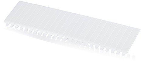 f-tronic Abdeckstreifen ADS12, 12 Module, ähnlich RAL 9016, weiß, 10 Stück