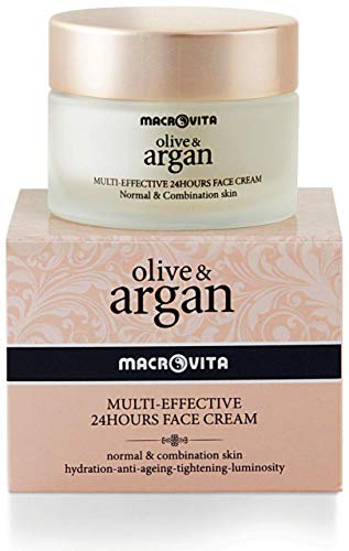 MACROVITA ARGAN & OLIVE MULTI-EFFEKTIV 24-STUNDEN-CREME FÜR NORMALE UND MISCHE HAUT 50 ML.
