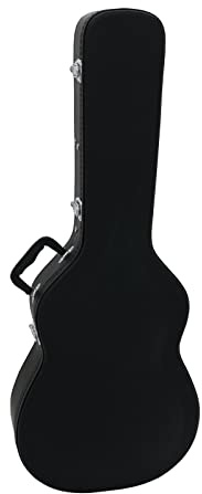 DIMAVERY Form-Case Western-Gitarre, schwarz | Case für Westerngitarre