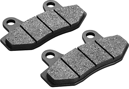 GOOFIT Pastiglie Freno Moto Universale Set di 2 sostituzione per 150cc 200cc 250cc Biciclette Pit Bike Scooter ATV Quad Go Kart Nero