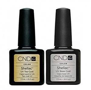 CND Shellac basrock, topplack och Xpress5 - finns i små och stora storlekar (7,3 ml)