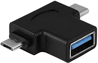 Tonysa Adaptador USB Tipo C, Mini 2 en 1 USB 3.1 Tipo C Macho a USB 3.0 Hembra OTG convertidor Adaptador Compatible con teléfonos Inteligentes, tabletas, Teclado portátil, Controlador de Juegos