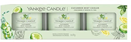 Yankee Candle Gurka mint kylare 3 fylld votivljus presentset