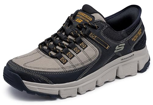 Skechers herr Summits At 237622 Sneakers, Taupe Synthetic/Mesh/Black Trim, 43 EU