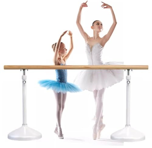Ballettstange Tragbare Ballettstange für Tanzräume im Haushalt, Beinpressstange aus Stahl mit 7 einstellbaren Höhen (Color : A1, Size : 2M/6.6FT)