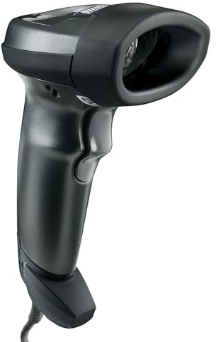 Zebra LI2208 - Manuell 1D-kodskanner - USB, seriell (RS-232) - Anslutning: kabel, streckkodsläsare svart