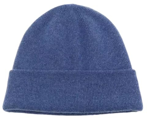 HNVAVQ Beanie Mütze für Herbst,Unisex 100% Kaschmir Beanie Outdoor Strickmütze