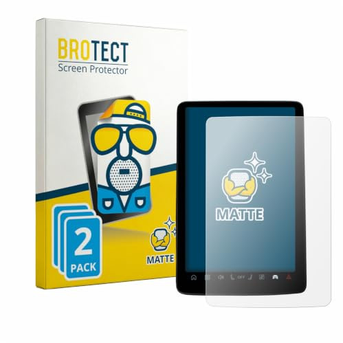 BROTECT Schutzfolie für Volvo EX30 12.3 | 2 Stück Entspiegelnder Displayschutz Made in Germany Matte Displayschutz-Folie Anti-Reflex Anti-Fingerprint Einfache Montage