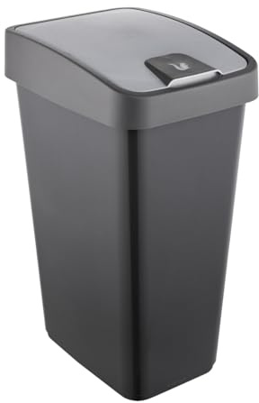 keeeper magne Abfallbehälter, Flip-Deckel, 45 l, Graphit