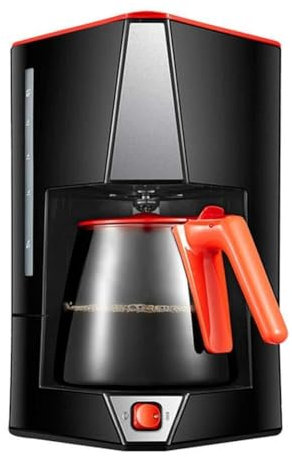 Macchina da caffè Professionale con cappuccinatore, Contenitore raccogligocce 1, 5 l, Macchina Automatica a Specchio per cappuccini e caffellatte.