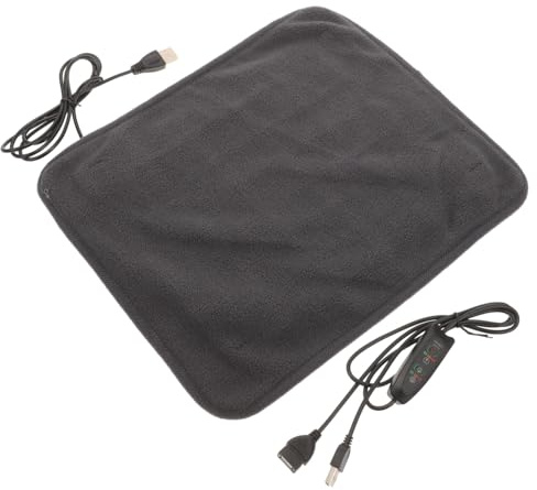 Toddmomy USB Beheizbares Haustier Heizkissen Aus Polyester Wärmepad Für Katzen Und Hunde Tragbare Heizmatte Für Kaltes Wetter Schlafunterlage Für Reisen Und Wohnzimmer