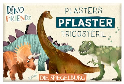 Coppenrath 21993 - Die Spiegelburg - Dino Friends - 10 Pflasterstrips mit Dinosauerier-Motiv