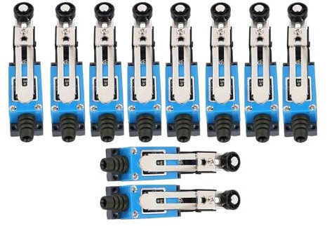 MELEDFCFK 10 Pack ME-8108 Momentary Roller Arm Limit Switches for CNC Milling Machines 5A 250V ME8108 Micro Switches Switches