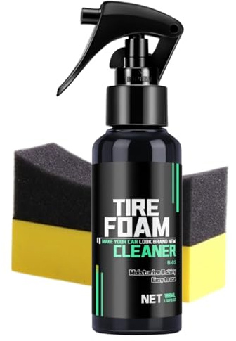 Detergente spray per pneumatici – Rimozione delle macchie delle ruote ad azione rapida, trattamento di riparazione gloss, lucidante per pneumatici per veicoli | DETAIL DETAIL Sbiancabilità per auto RV