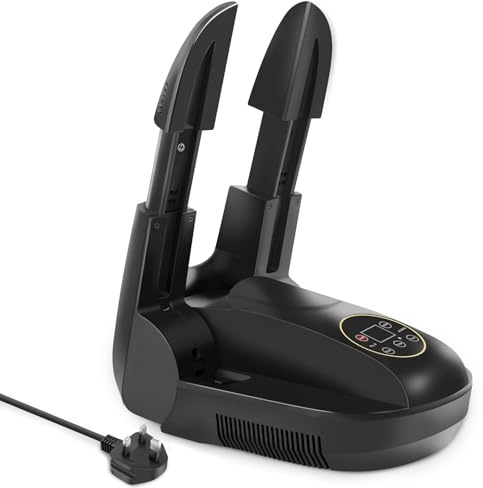 Boot Dryer, Electric Shoe Dryer with Ozone Deodorizer Foldable Scalable Glove Dryer and Boot Warmer with Timer Function for Drying Shoes Boots Socks, Effectively Eliminates Odors and Antibacterial