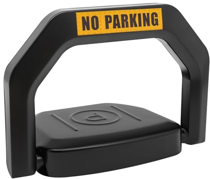 Parkeringsspärr med alarm, 15 m fjärrkontroll, parkeringsspärr, elektronisk privat parkeringsplats, IP67 vatten- och dammsäker, automatisk parkeringslås, antikollision 180° svängarm