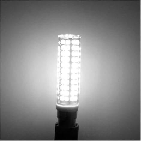eufeifeiegds Lampadine LED dimmerabili Mini BA15D E11 E12 E14 8W 136 Luci in ceramica 220V Lampada sostitutiva Lampade da 150W Bianco caldo freddo(WHITE 6000K_BA15D)