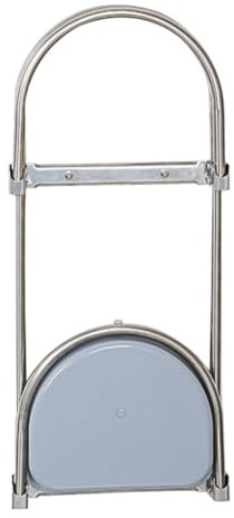 Mikikit Paragüero de Pared Plegable de Acero Inoxidable para Interior y Exterior Soporte de Almacenamiento Compacto para Paraguas y Sombrillas Diseño Práctico y Duradero