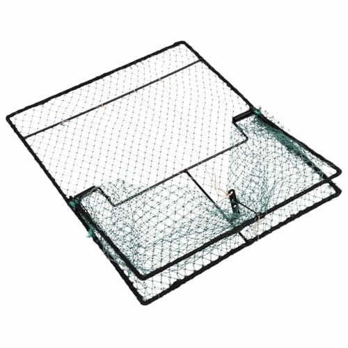 Vogelfalle Lebendfalle 50 x 60 cm Klappbar Grün aus Polyethylen für den Außenbereich Garten und Terrasse