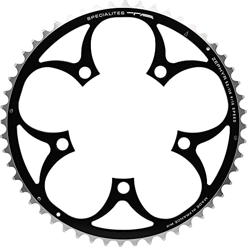 Spécialités TA Zephyr Compact Kettenblatt, 5-armig, 110 Stück, 9/10 Gang, außen 50 Zähne, Schwarz