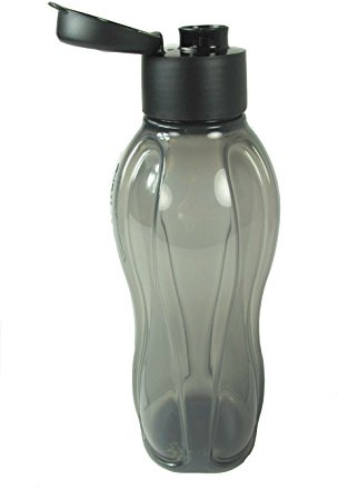 TUPPERWARE To Go Eco 1,0L schwarz C138 Trinkflasche EcoEasy Flasche Ökoflasche