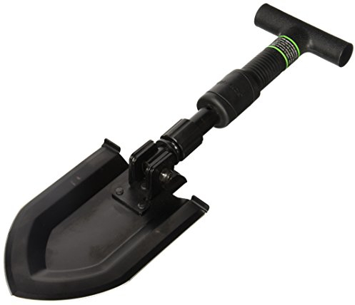 Schrade Delta Class Pay Dirt Shovel with Folding Capabilities for Outdoor Exploring, Hiking