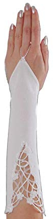 EleganceFashionDE Fingerlose Brauthandschuhe Stulpen Brautstulpen Handschuhe Braut