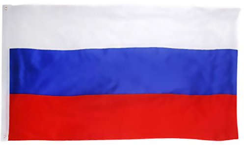 Milageto Grande 5x3ft Rusia Rusia País Bandera Nacional Ojal Banner Deporte Olímpico