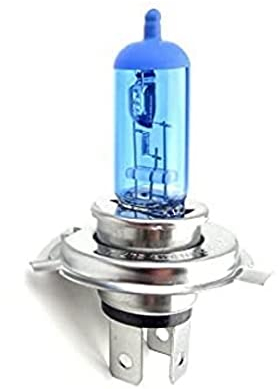 Jurmann Trade GmbH H4 White Vision 12V 60/55W P43t Quarz Halogen Lampen E-GEPRÜFT 1er Faltschachtel