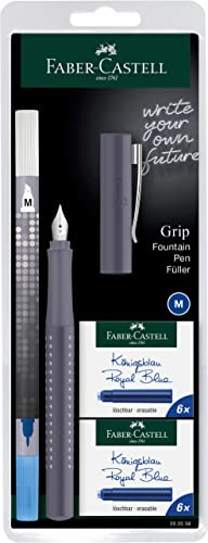 FABER-CASTELL - Stylo plume Grip 2010 Dapple Gray, plume M