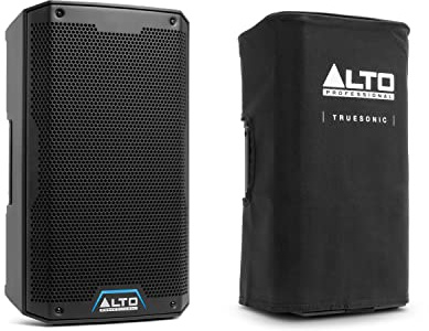 Alto Professional TS412 et Housse pour TS412 – Enceinte Active Bluetooth 12 de 2500W avec mixeur 3 canaux, Connexion sans Fil, DSP et Housse de Protection résistante pour Enceinte